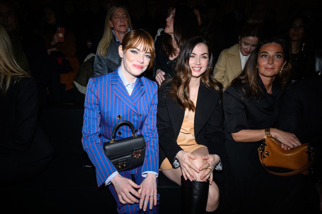 Ana de Armas Attends The Louis Vuitton Fall Winter 2023-2024 Show