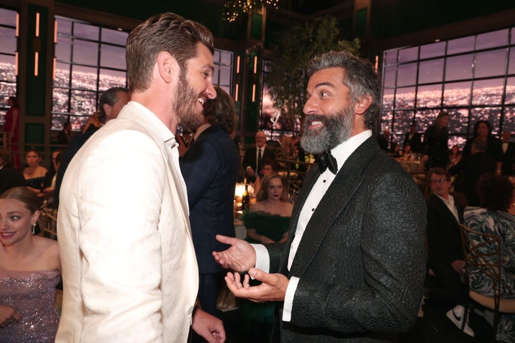Andrew Garfield and Oscar Isaac Spotted at the 74th Annual Primetime Emmy Awards