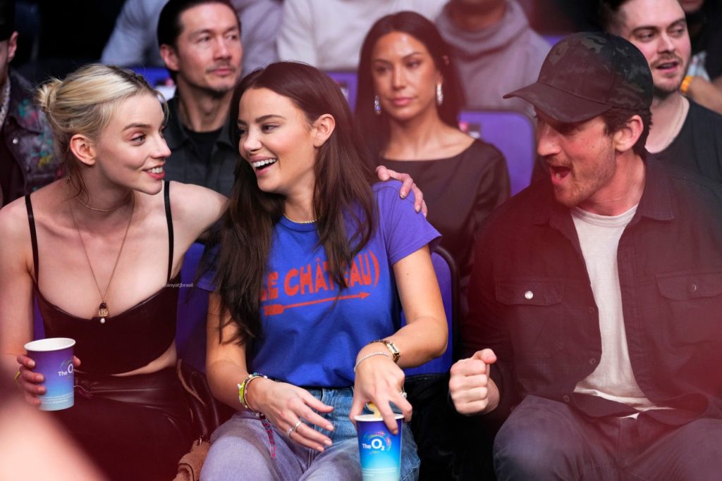 Anya Taylor-Joy Spotted At The UFC 286 Match (Jack Shore vs. Makwan Amirkhani)