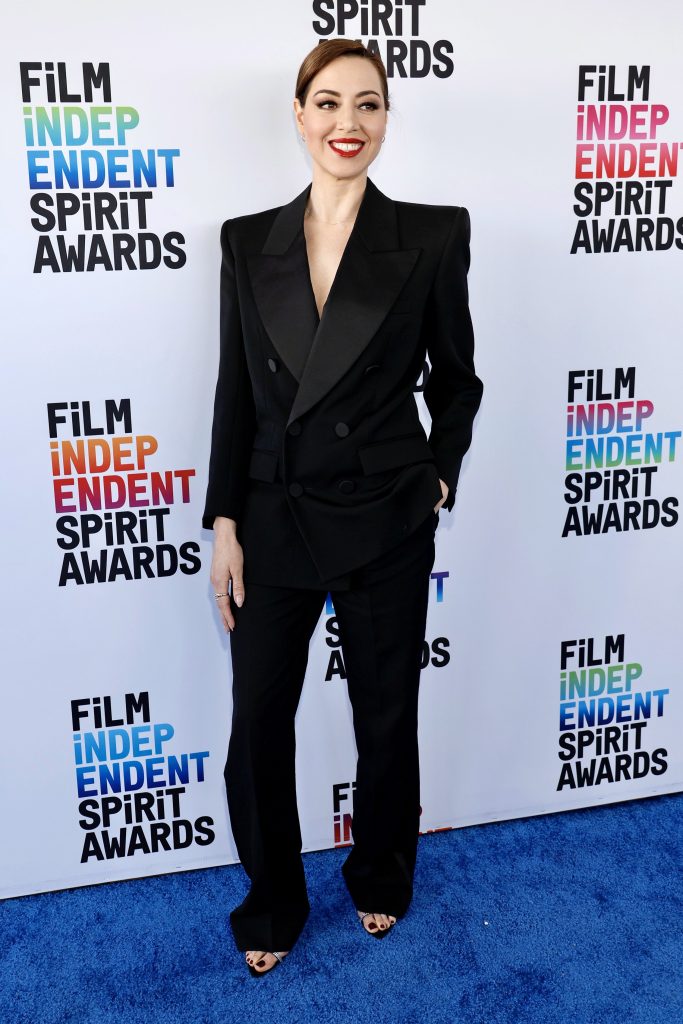 Aubrey Plaza Attends The 2023 Film Independent Spirit Awards