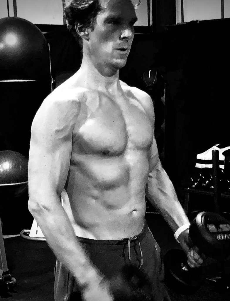 A Leaked Photo Of Benedict Cumberbatch BTS Training For Doctor Strange 2