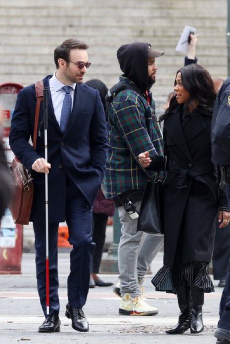 'Daredevil: Born Again' New Set Images Featuring Charlie Cox and Nikki M. James