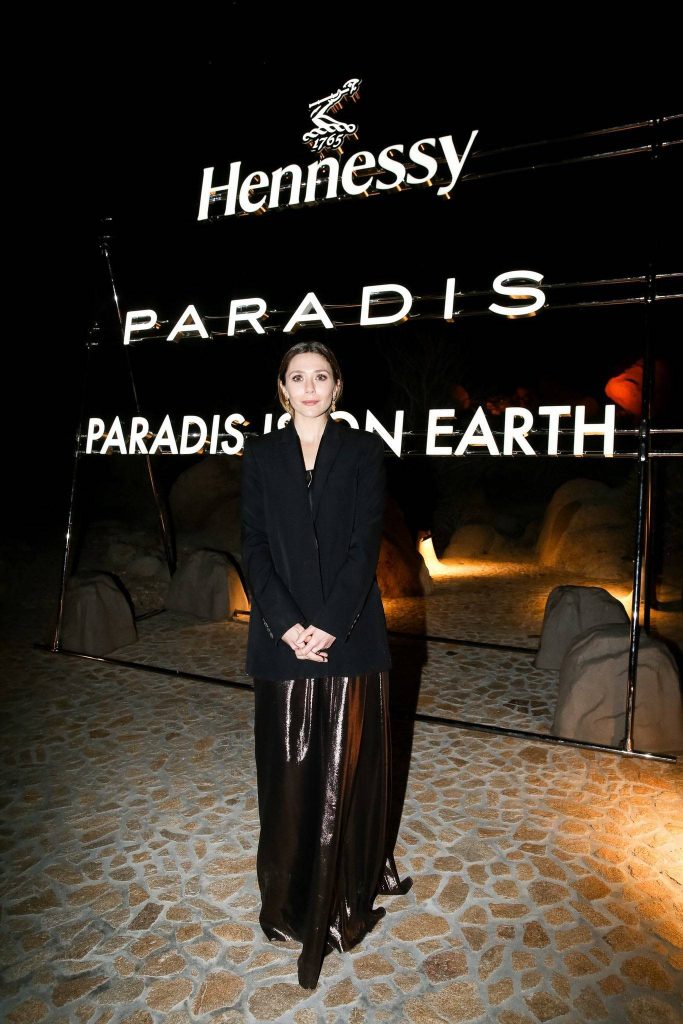 Elizabeth Olsen Attends The Hennessy Paradis Earth Event
