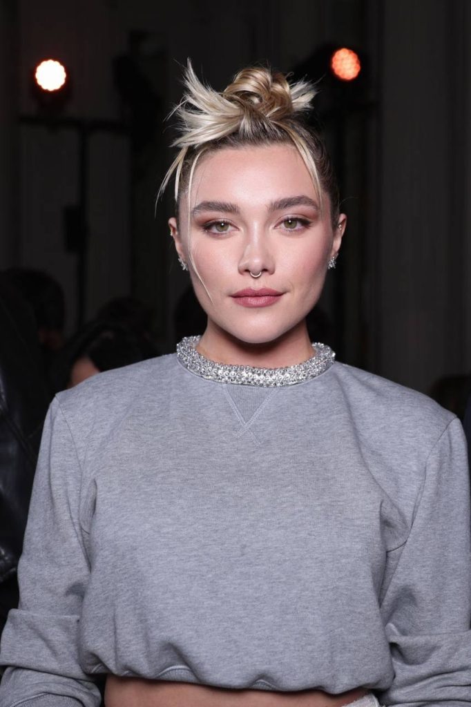 Florence Pugh Attends The Valentino Womenswear Fall Winter 2023-2024 Show