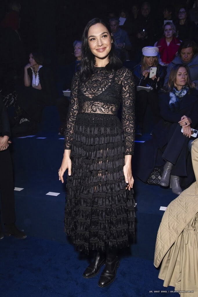 Gal Gadot Attends The Christian Dior Womenswear Fall Winter 2023-2024 In Paris (Images)