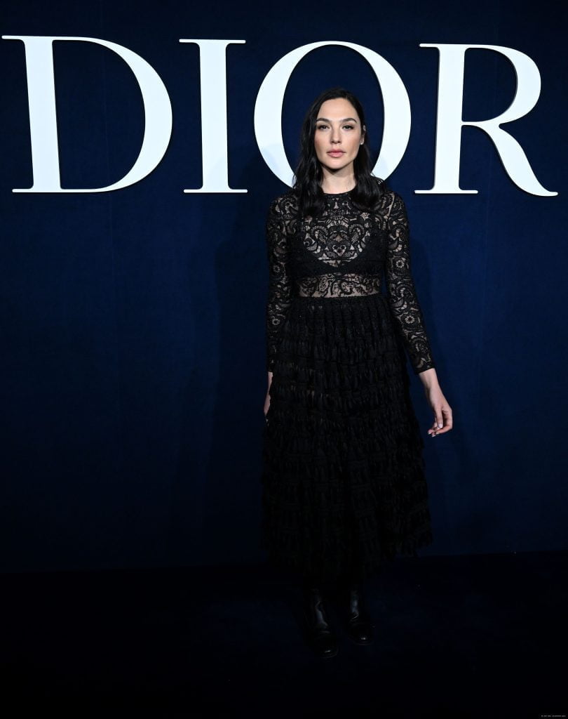 Gal Gadot Attends The Christian Dior Womenswear Fall Winter 2023-2024 In Paris (Images)
