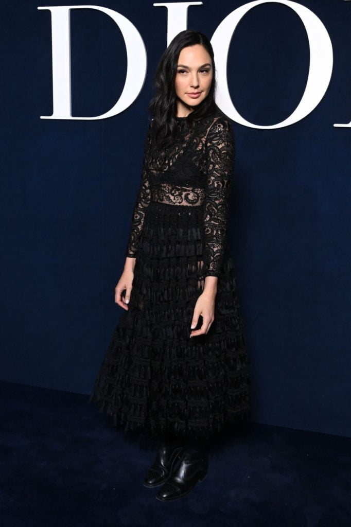 Gal Gadot Attends The Christian Dior Womenswear Fall Winter 2023-2024 In Paris (Images)