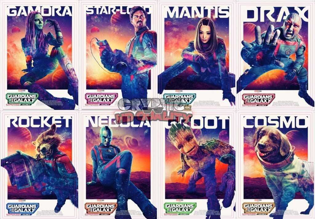 Guardians of the Galaxy Vol. 3 New Family Of Posters