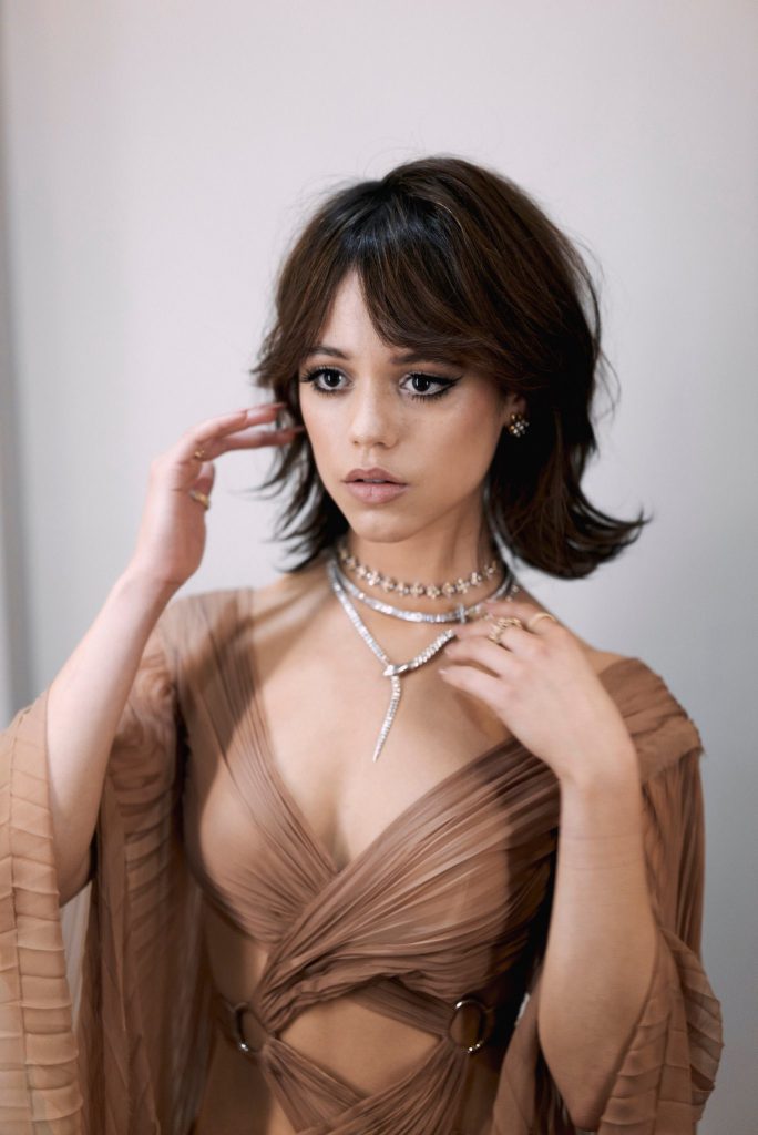 Jenna Ortega Photographed by Greg Williams at the 80th Annual Golden Globe Awards