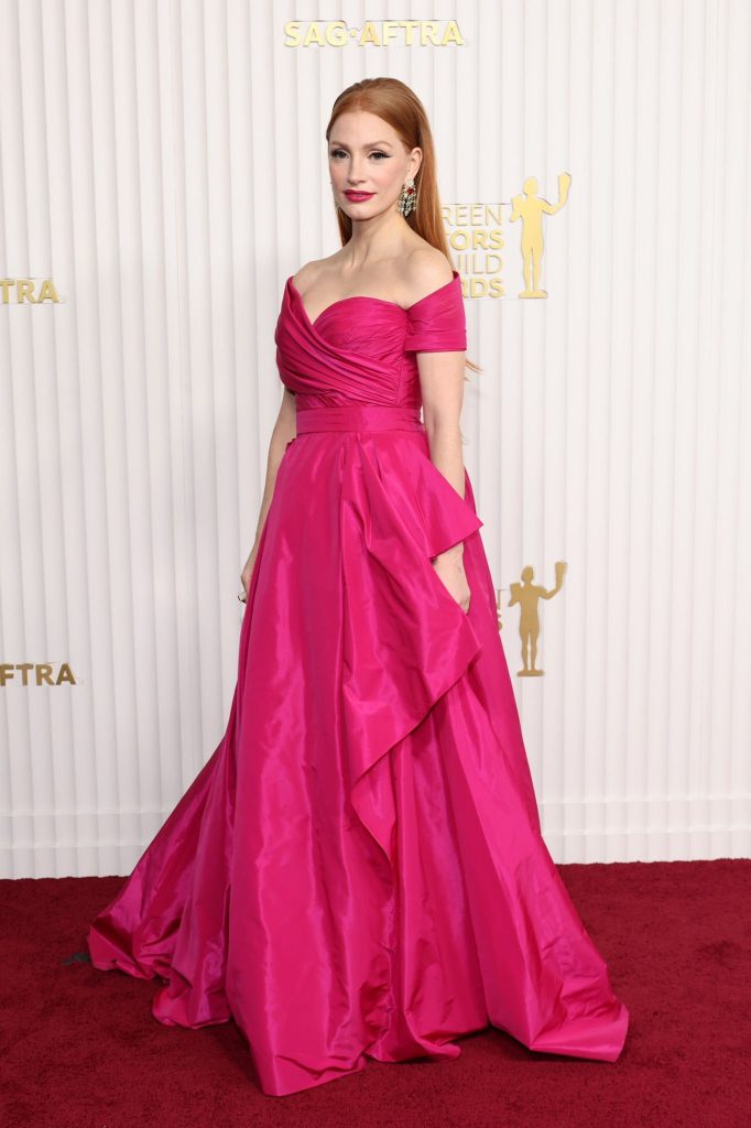 Jessica Chastain Attends The 29th Screen Actors Guild Awards