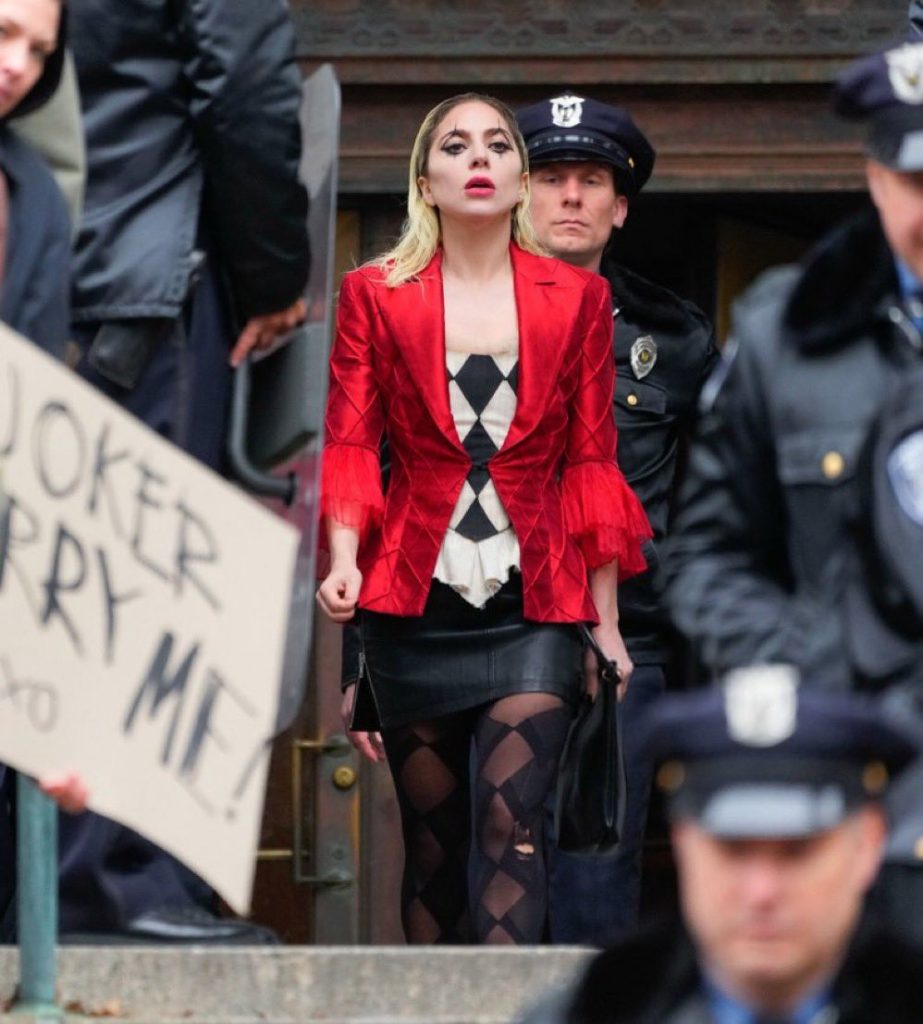 First Look at Lady Gaga as Harley Quinn On The Set Of Joker: Folie à Deux