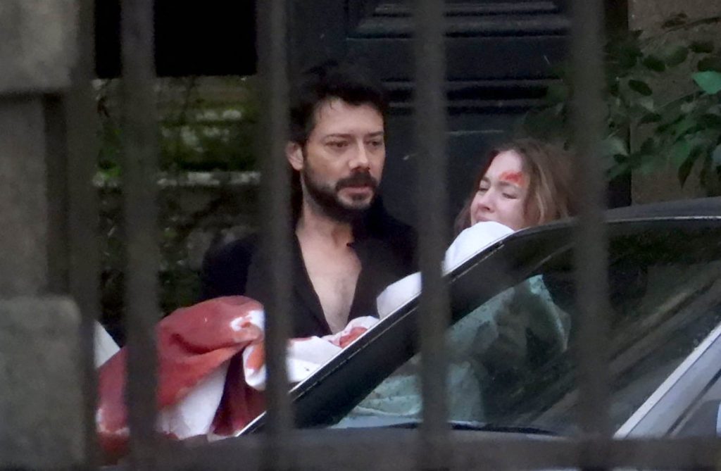 Sydney Sweeney and Alvaro Morte Spotted on the Set of Michael Mohan’s “Immaculate”