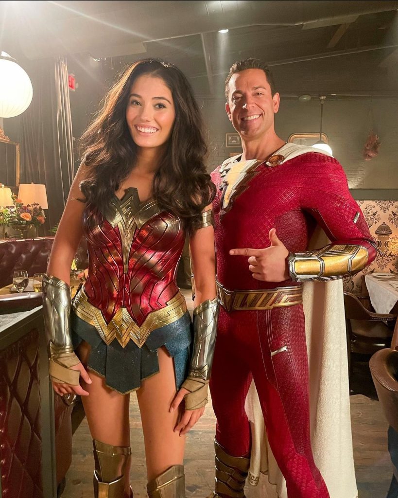 Taylor Cahill New BTS Images On The Set Of Shazam! Fury of the Gods