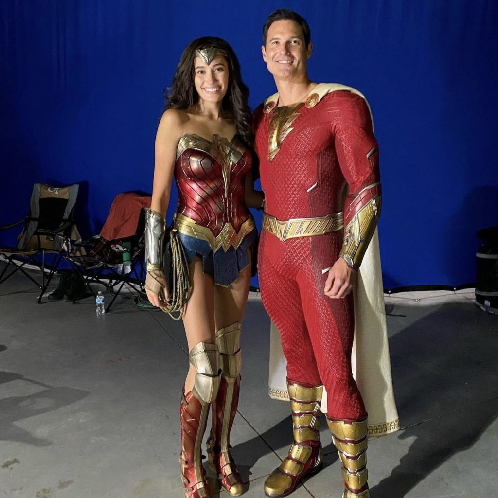 Taylor Cahill New BTS Images On The Set Of Shazam! Fury of the Gods