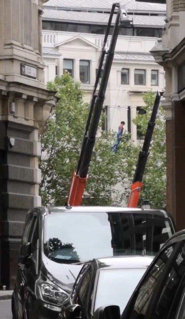 The Flash Sasha Calle As Supergirl Spotted In The City