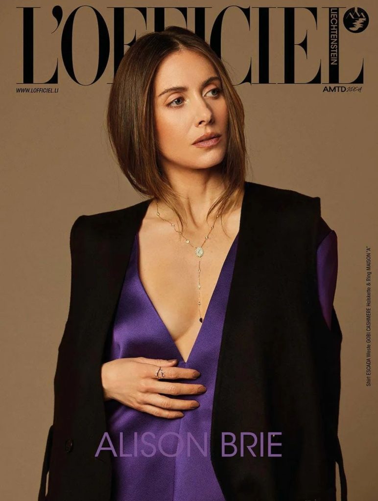 Alison Brie Covers The L’Officiel Magazine February 2023 Edition