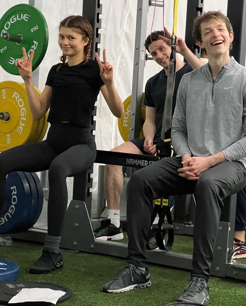 Zendaya, Josh O’Connor, and Mike Faist Training on the Set of Luca Guadagnino’s Challengers