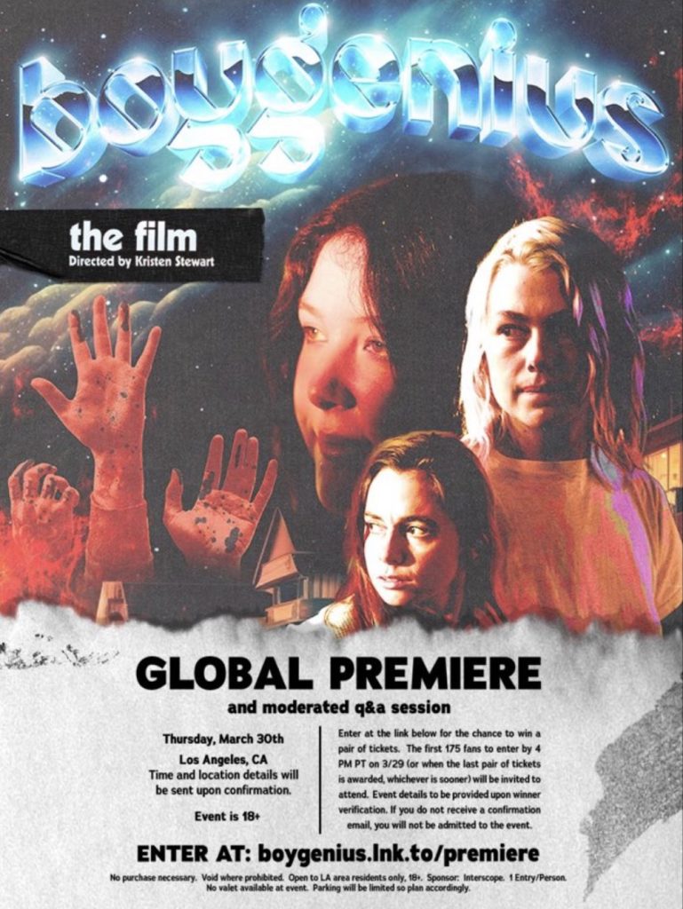 Boygenius "The Film," Directed By Kristen Stewart