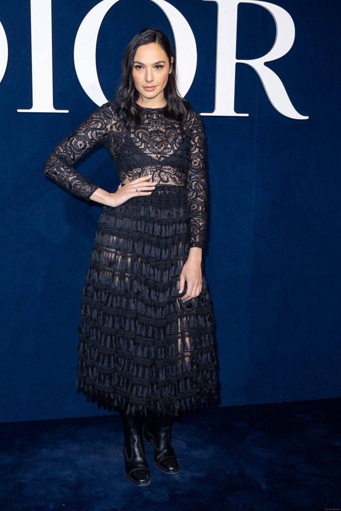 Gal Gadot Attends The Christian Dior Womenswear Fall Winter 2023-2024 In Paris (Images)