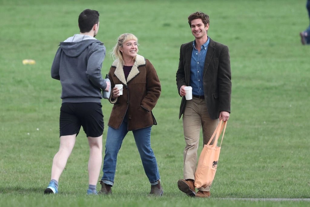 Florence Pugh And Andrew Garfield Spotted On The Set Of The Upcoming ...