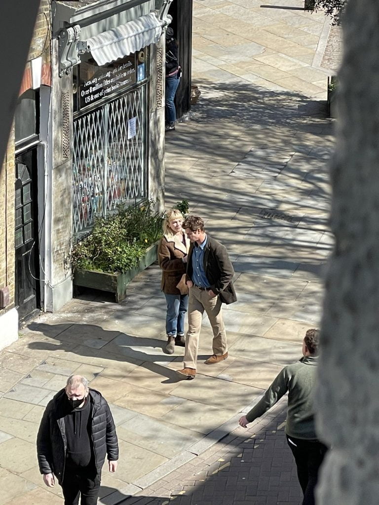 Florence Pugh and Andrew Garfield Spotted On The Set Of The Upcoming Rom-Com ‘We Live in Time’