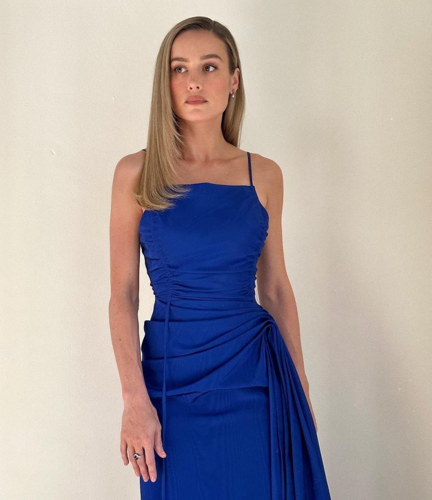 Captain Marvel star Brie Larson attends the 9th Annual Breakthrough Prize Ceremony at the Academy Museum of Motion Pictures on April 15, 2023, in Los Angeles, California.Prize