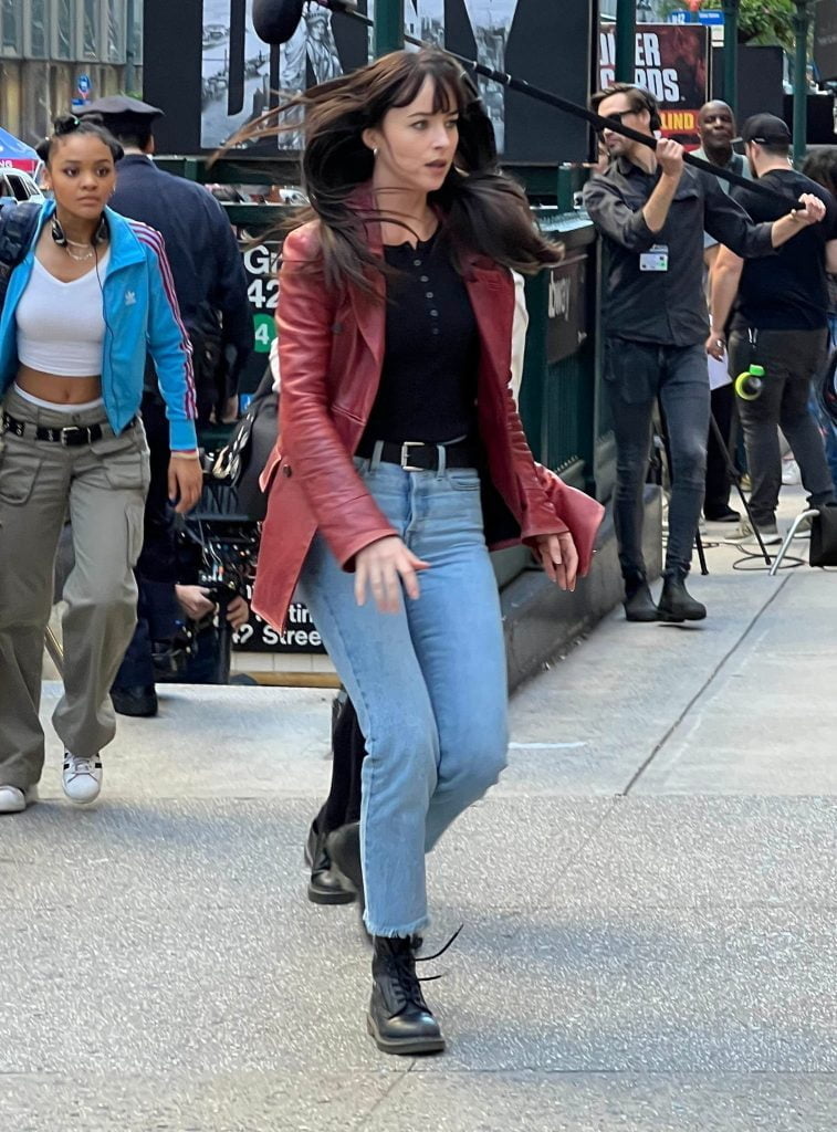 Dakota Johnson and Sydney Sweeney Spotted on the Set of Sony’s Madame Web