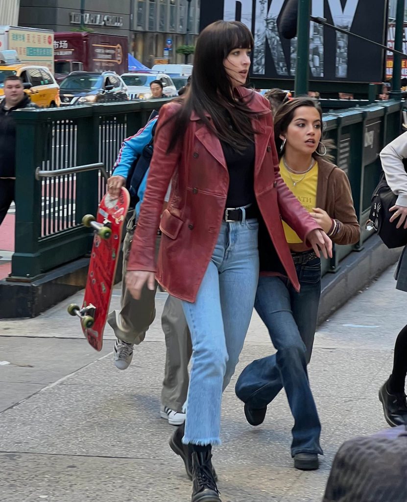 Dakota Johnson and Sydney Sweeney Spotted on the Set of Sony’s Madame Web