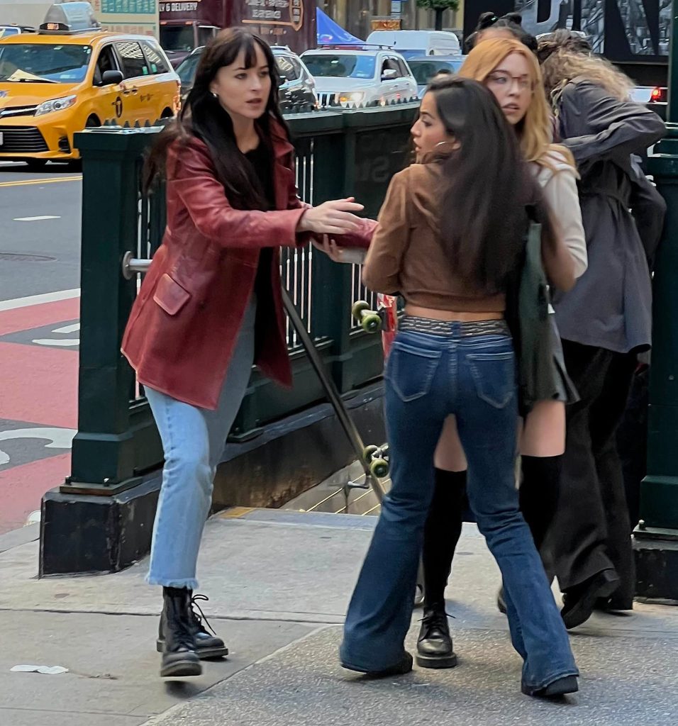 Dakota Johnson and Sydney Sweeney Spotted on the Set of Sony’s Madame Web