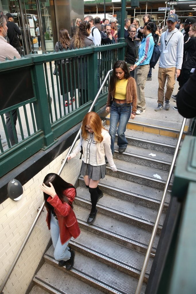 Dakota Johnson and Sydney Sweeney Spotted on the Set of Sony’s Madame Web