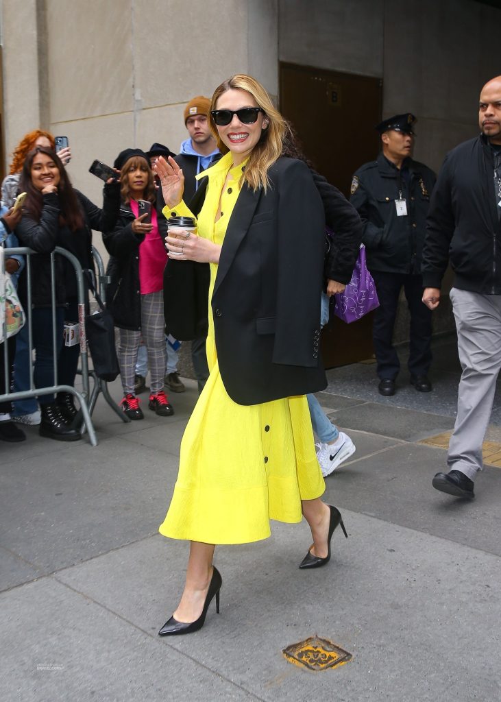 Elizabeth Olsen Appeared at the Promotion Of The 'Love & Death' In New York