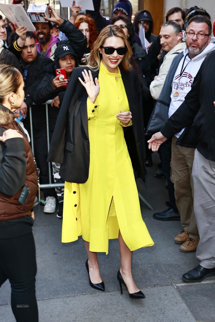 Elizabeth Olsen Appeared at the Promotion Of The 'Love & Death' In New York