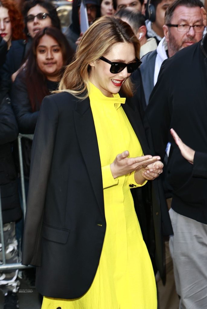 Elizabeth Olsen Appeared at the Promotion Of The 'Love & Death' In New York