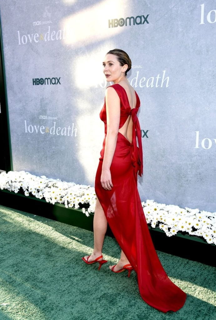 Elizabeth Olsen attended the premiere of 'Love & Death' in Los Angeles