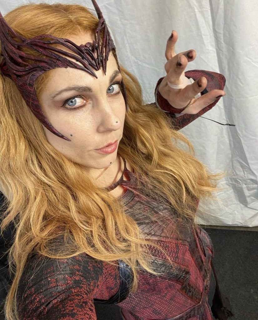 Elizabeth Olsen’s Stunt Double CC Ice Shared BTS Images