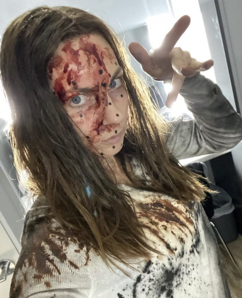 Elizabeth Olsen’s Stunt Double CC Ice Shared BTS Images