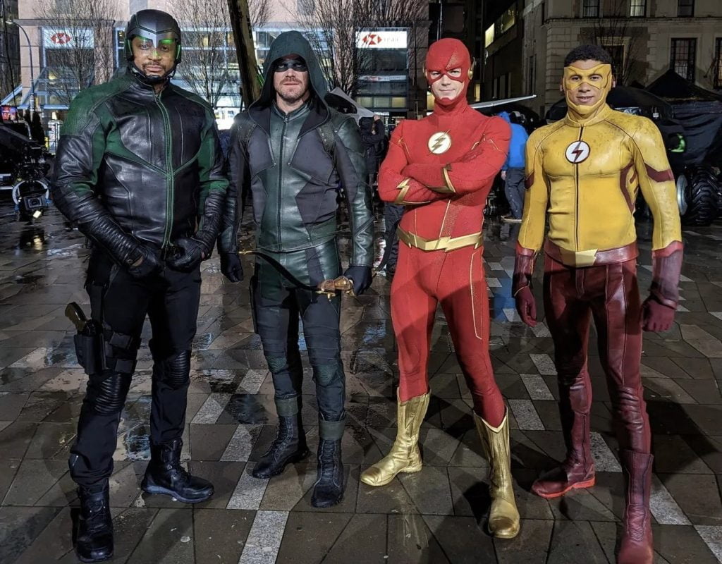 First Look at John Diggle, Green Arrow, The Flash, and Kid Flash From “The Flash” Season 9