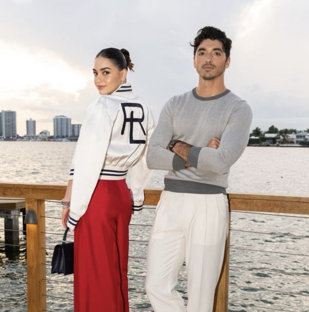 Melissa Barrera and Taylor Zakhar Perez for Ralph Lauren 2023