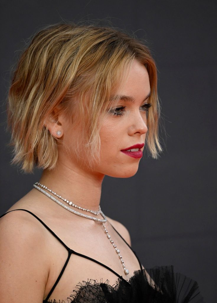 Milly Alcock Spotted at the House Of The Dragon Premiere in London