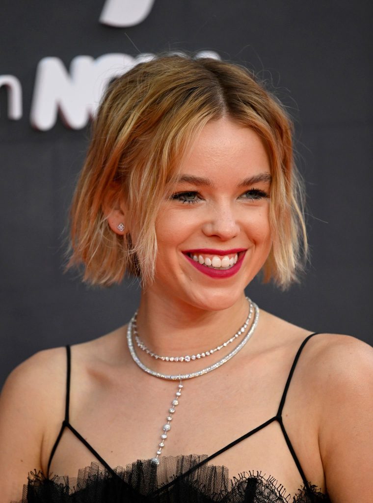 Milly Alcock Spotted at the House Of The Dragon Premiere in London