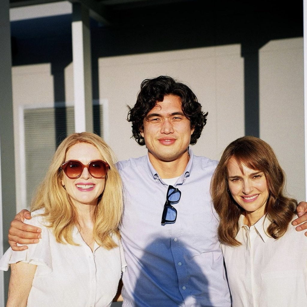 Natalie Portman Charles Melton And Julianne Moore
