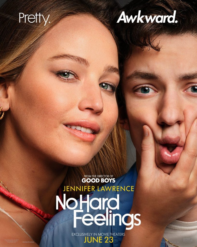 No Hard Feelings Poster: Featuring The Tagline "Pretty Awkward"