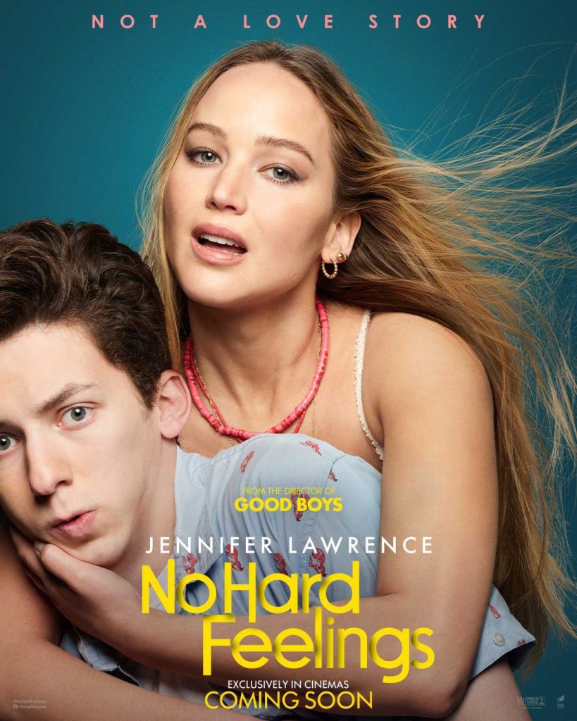 No Hard Feelings Poster: Featuring The Tagline "Pretty Awkward"