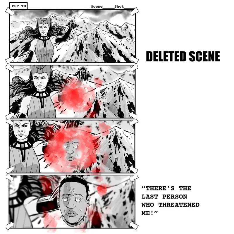 Scarlet Witch Threatens Doctor Strange With Mordo’s Head