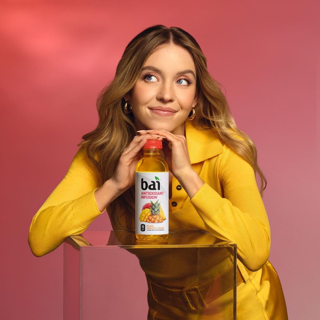 Sydney Sweeney Photographed For Bai Water Campaign 2023