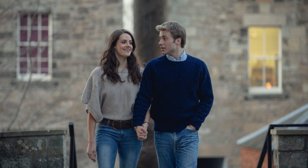 The Crown Season 5: Ed McVey as Prince William and Meg Bellamy as Kate Middleton