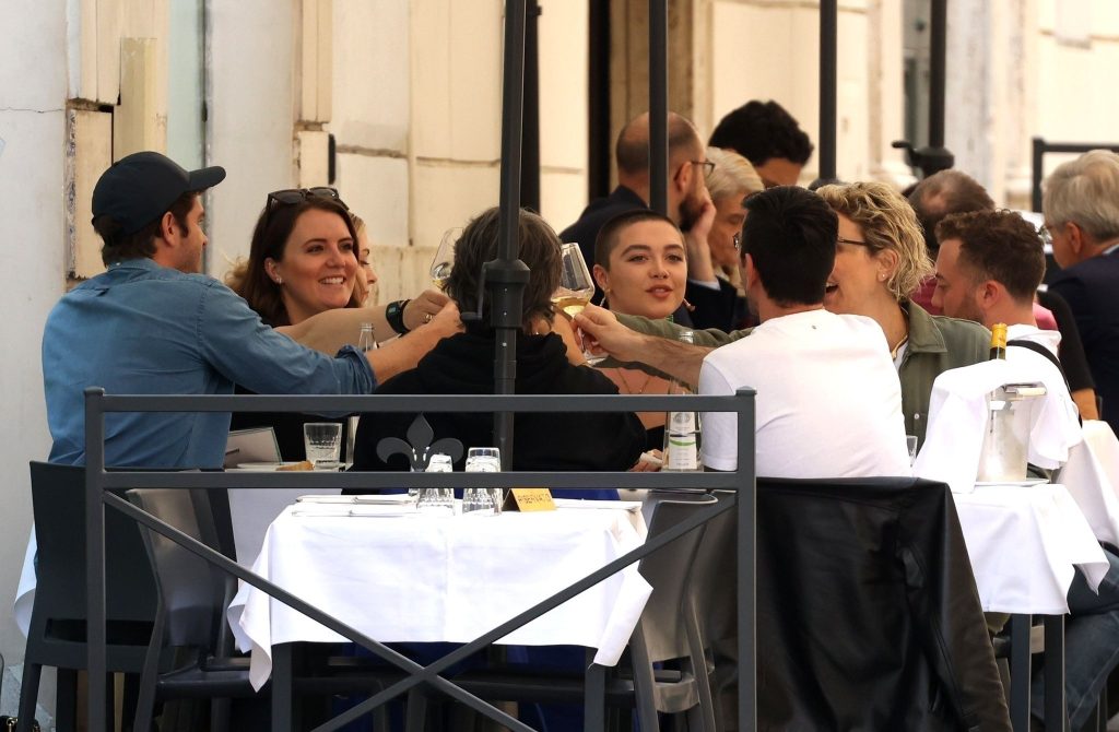 Florence Pugh and Andrew Garfield Spotted in Italy for John Crowley's 'We Live in Time' with Striking New Looks