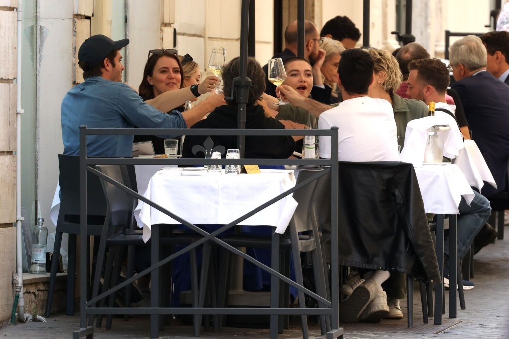 Florence Pugh and Andrew Garfield Spotted in Italy for John Crowley's 'We Live in Time' with Striking New Looks