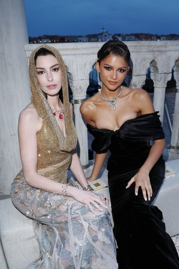 Anne Hathaway, Zendaya, and BLACKPINK's Lisa at Bulgari’s Mediterranean Event in Venice