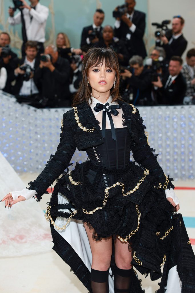 Jenna Ortega In A Custom Thom Browne Design For The Met Gala 2023